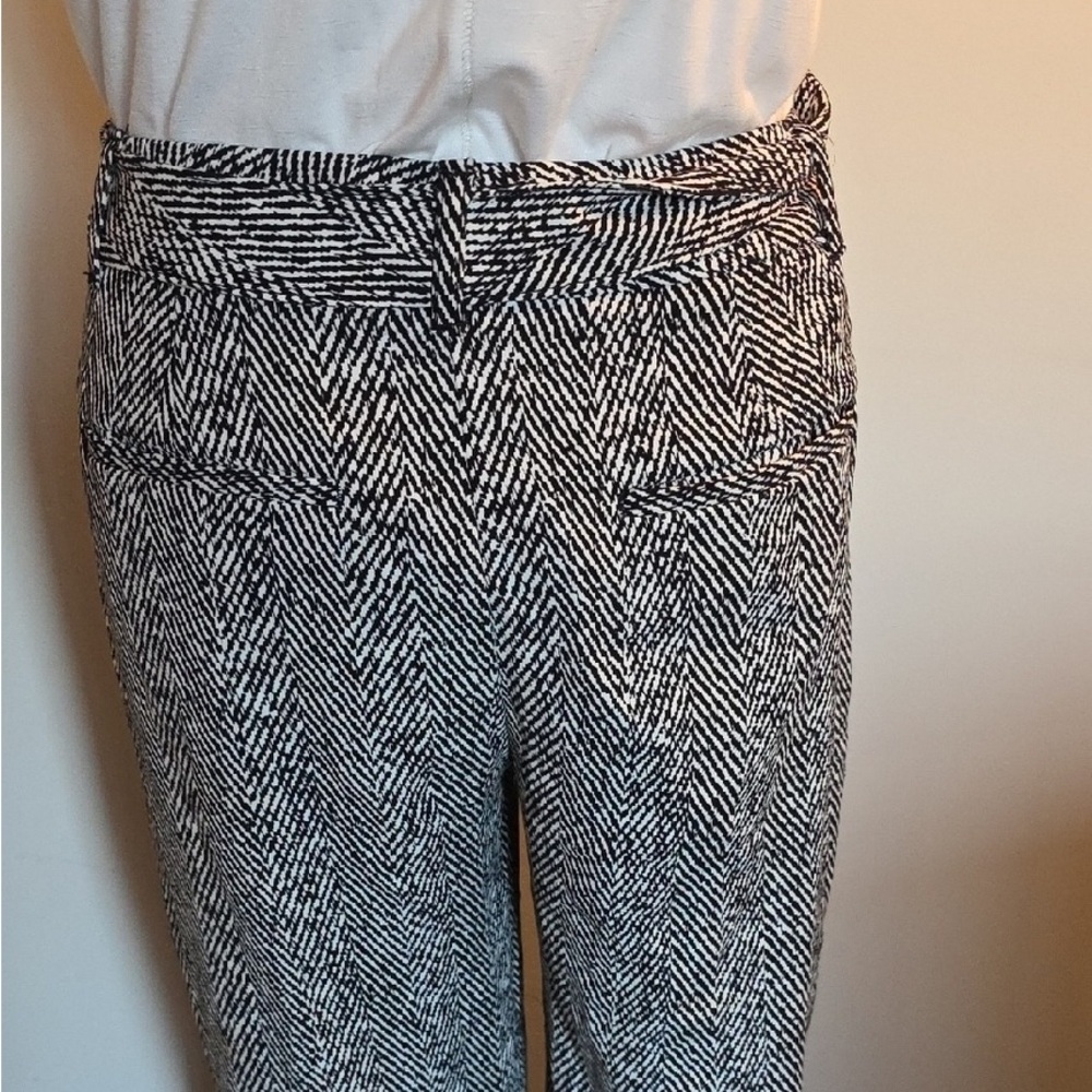 Women's Herringbone Patterned Pants - image 2